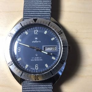Vintage Stellaris Automatic Dive Watch